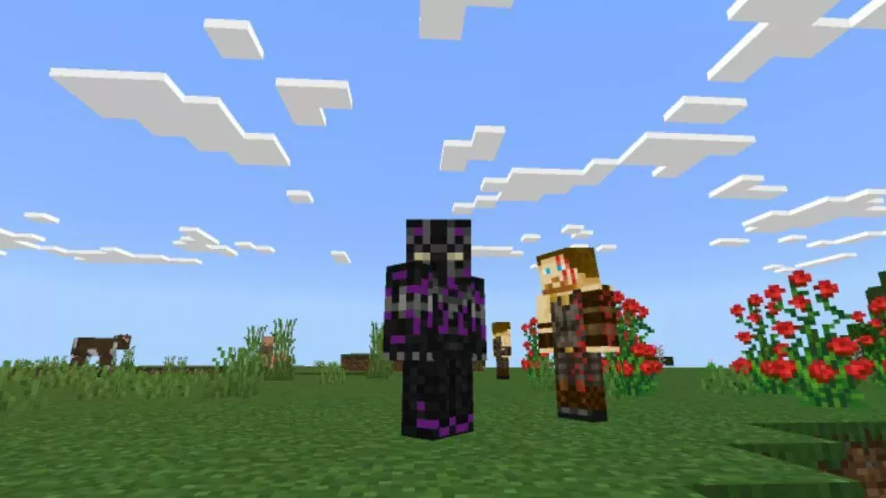 Panther from Infinity Gauntlet Thanos Mod for Minecraft PE