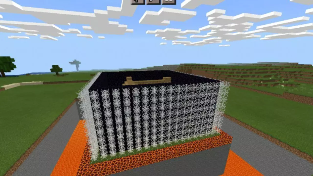 Protection from Easy Survival House Map for Minecraft PE