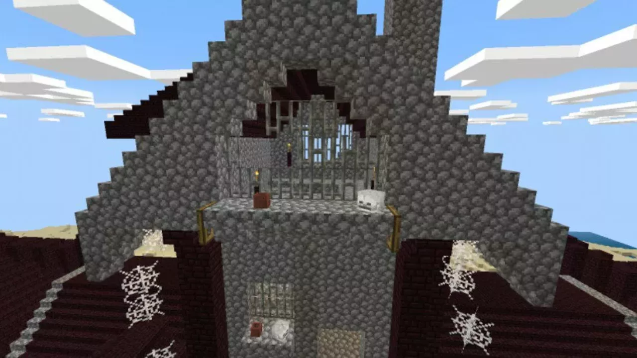 Second Floor from Gothic Castle Map for Minecraft PE