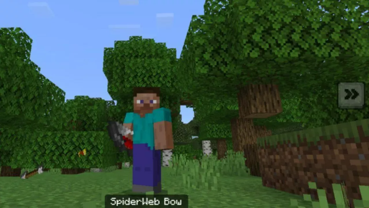 Spiderweb from Bow Mod for Minecraft PE