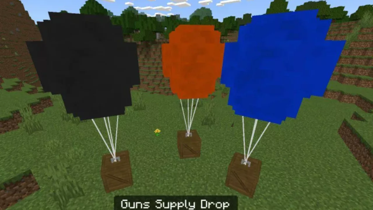 Guns Supply Drom from Firearms Mod for Minecraft PE