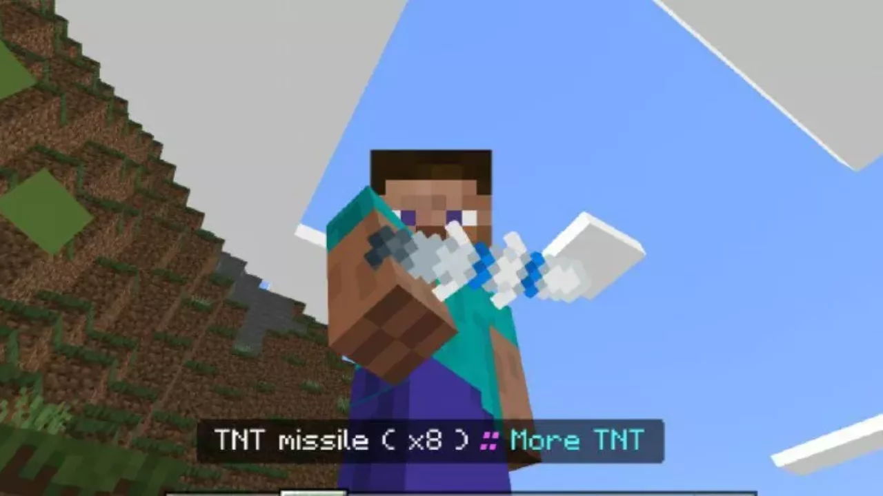 TNT Missile from Bomb Mod for Minecraft PE