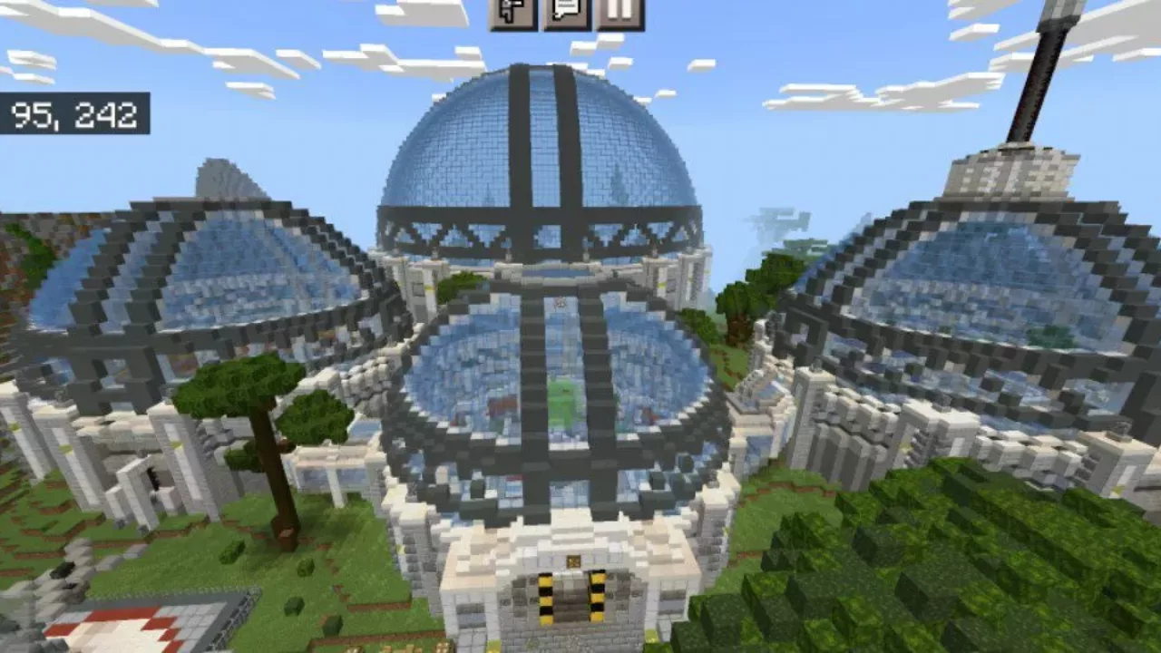 Top View from DAnTDM Horror Map for Minecraft PE
