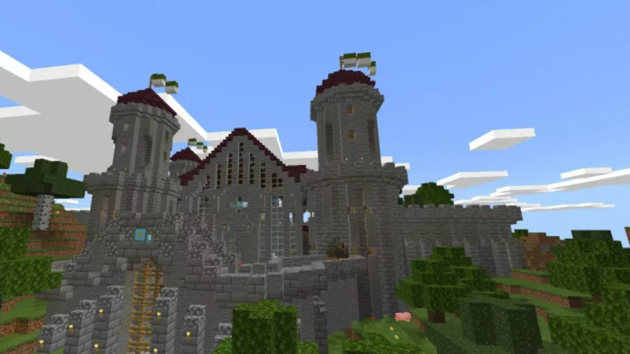 Tower Castle from Castle Tower Map for Minecraft PE