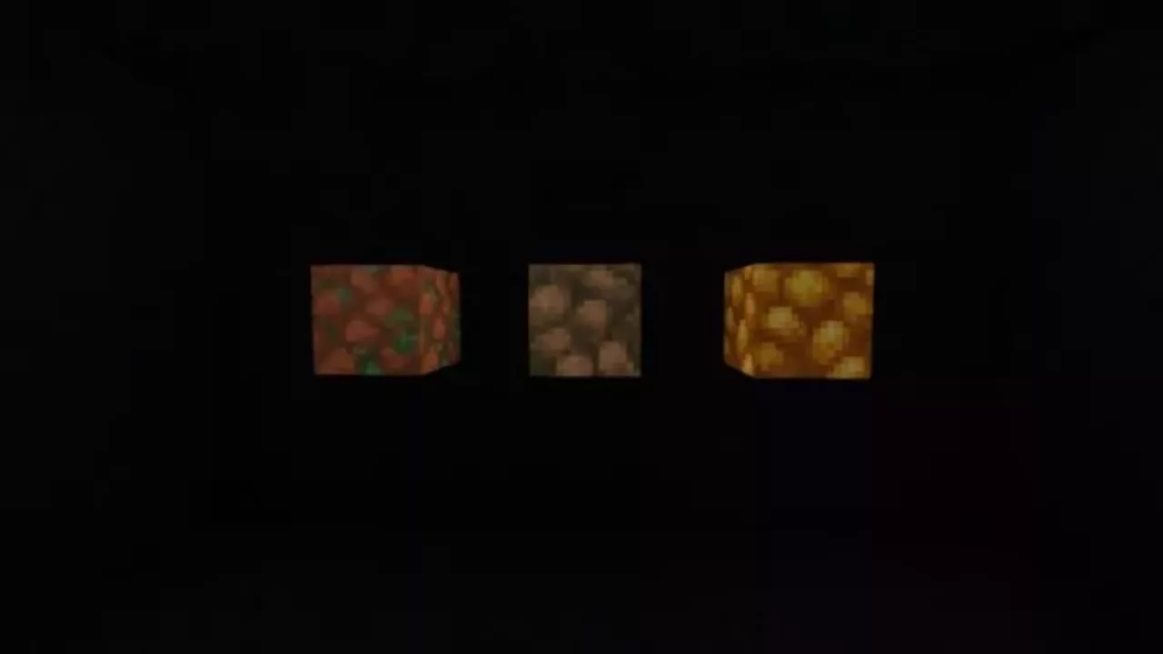 Variants from Raw Ore Mod for Minecraft PE