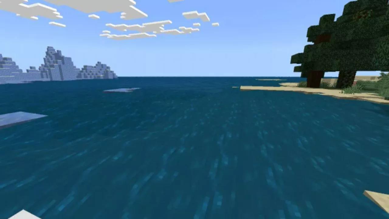 Animation from Water Shaders for Minecraft PE