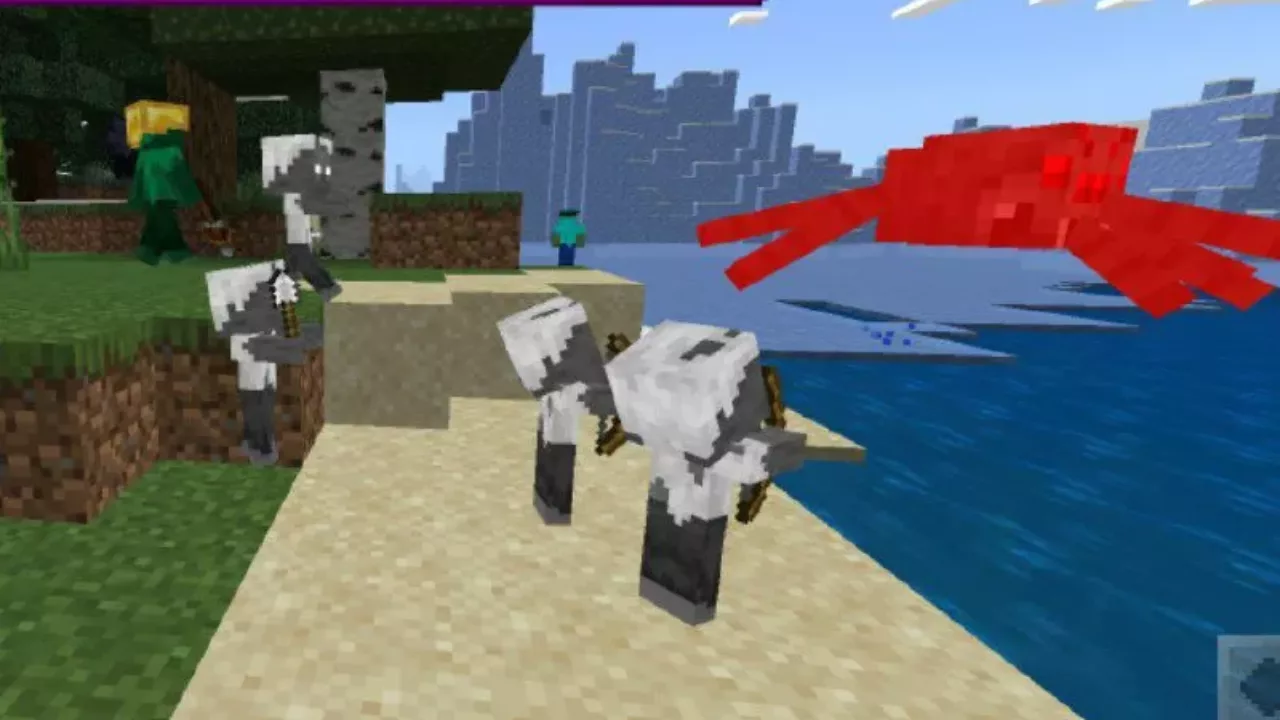 Attack from Baby Zombie Mod for Minecraft PE