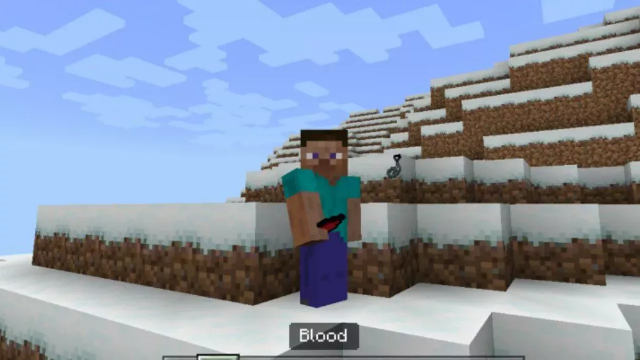 Blood from Chainsaw Man Mod for Minecraft PE
