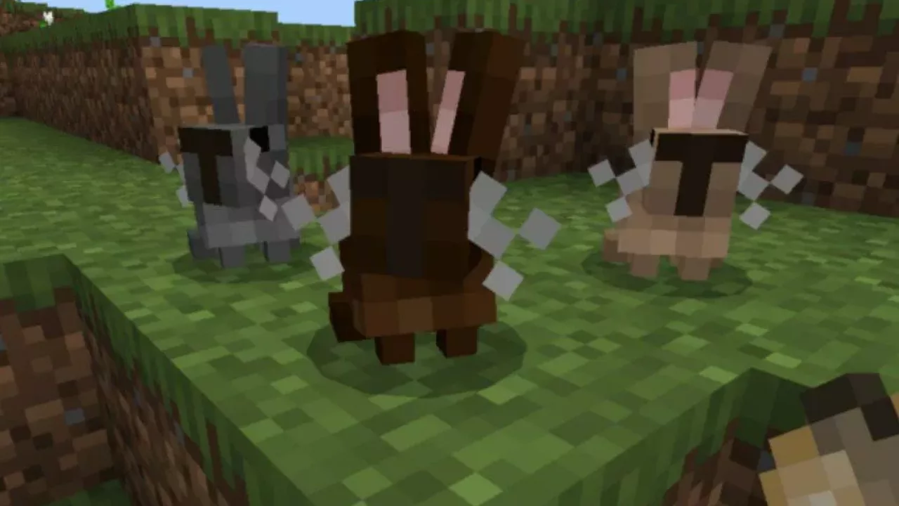 Bunny from Mob Maker Mod for Minecraft PE