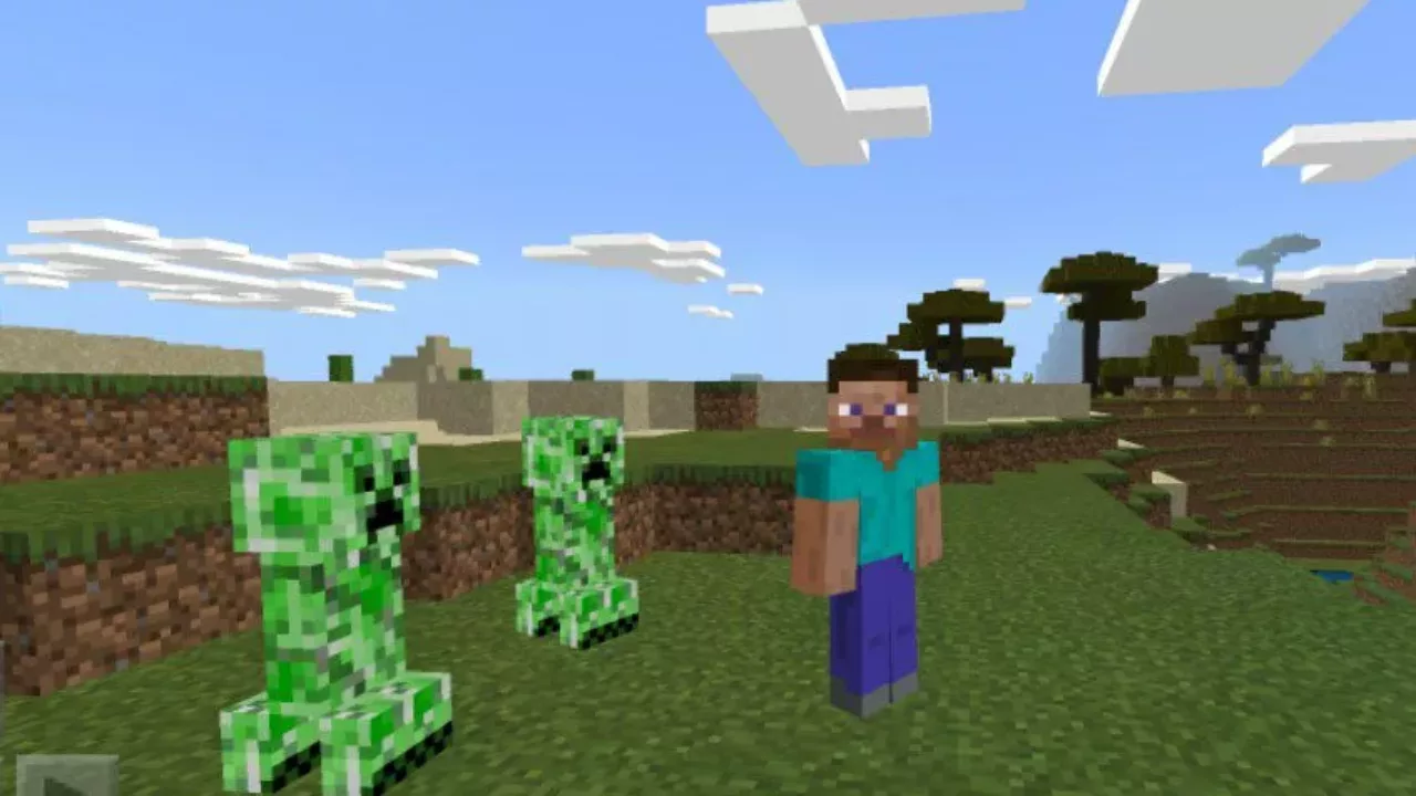 Dangerous Mobs from Griefing Off Mod for Minecraft PE