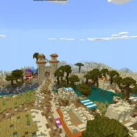 Desert Village Map for Minecraft PE