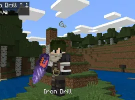 Drill Mod for Minecraft PE