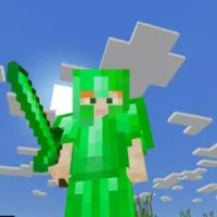 Emerald Sword Mod for Minecraft PE