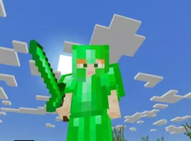 Emerald Sword Mod for Minecraft PE