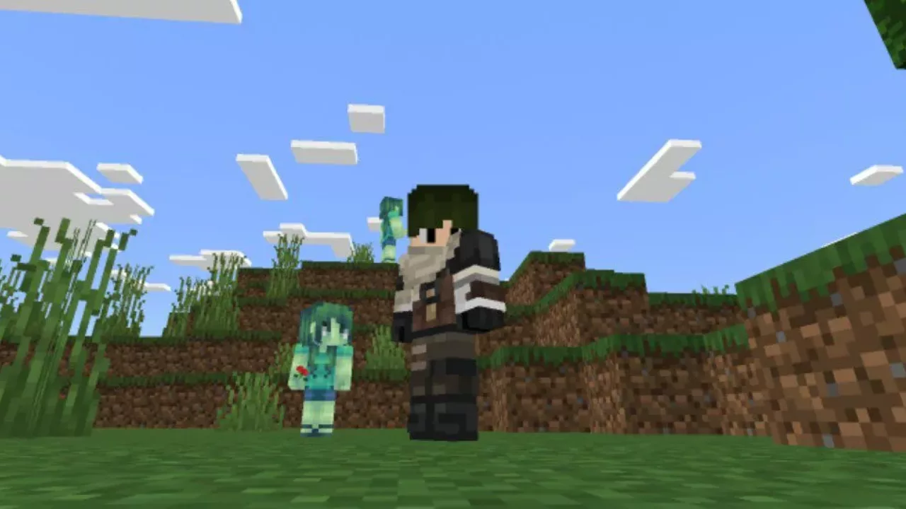 Girl from Baby Zombie Mod for Minecraft PE