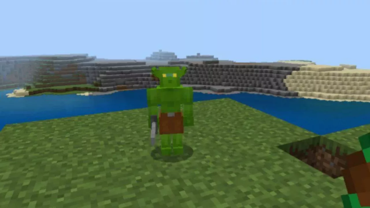 Goblin from Cave Mob Mod for Minecraft PE