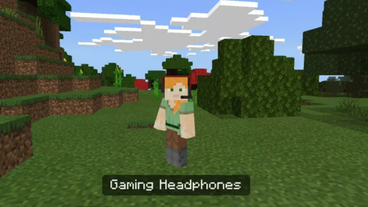 Headphones from Mob Cap Mod for Minecraft PE
