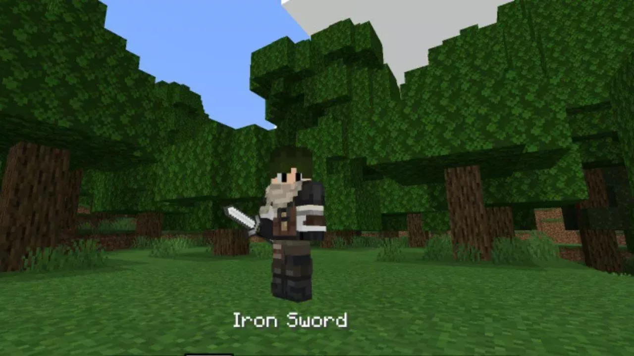 Iron from Short Sword Mod for Minecraft PE