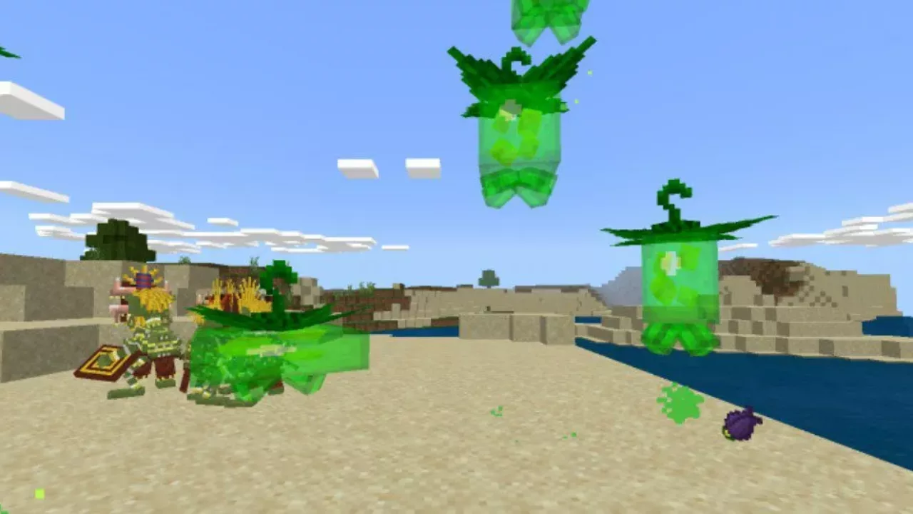 Lantern from Glare Mob Mod for Minecraft PE