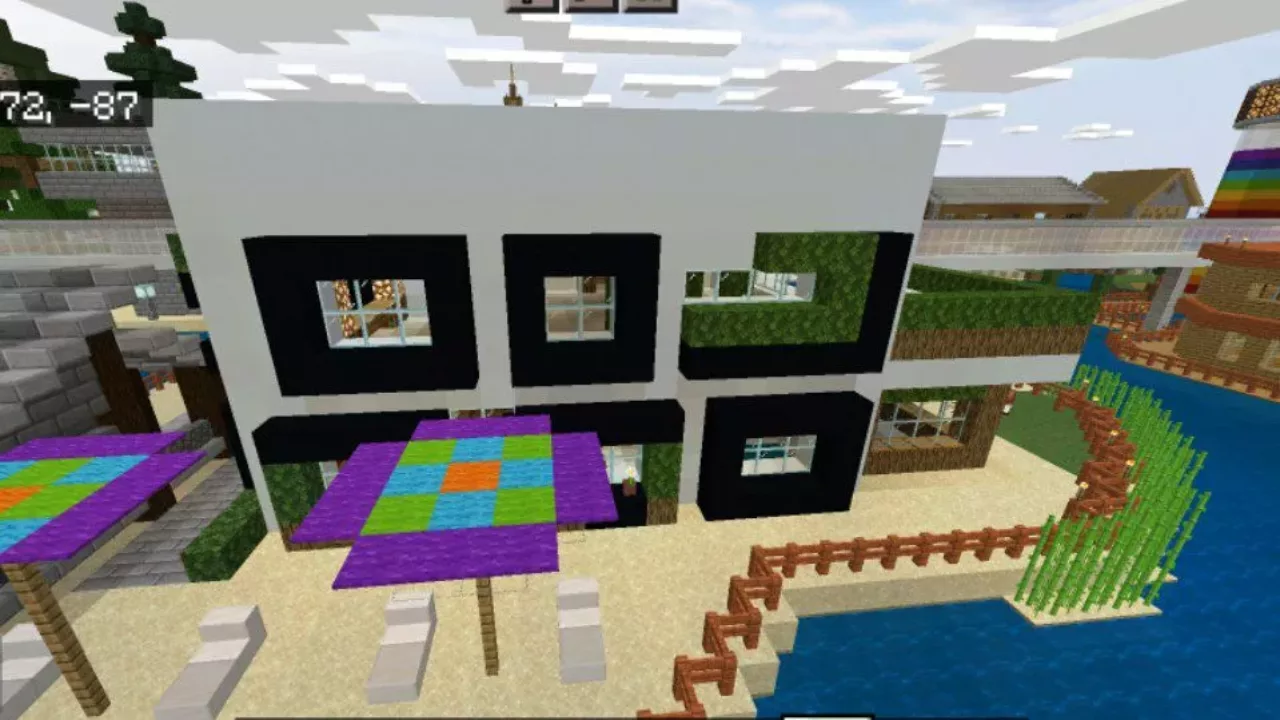 Mansion from Abandoned Village Map for Minecraft PE