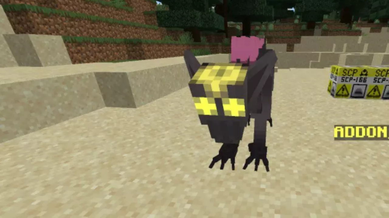 Monster from SCP Mod for Minecraft PE