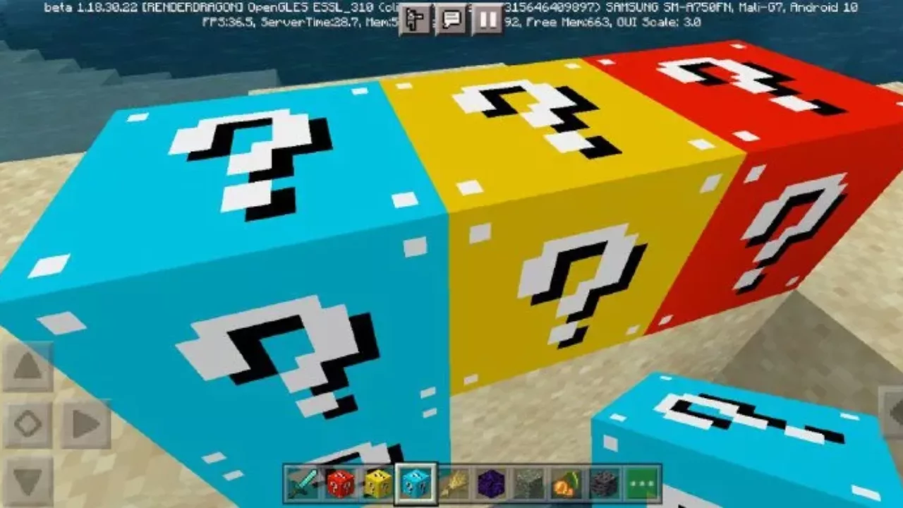 Mystic Blocks from Mob Drop Mod for Minecraft PE