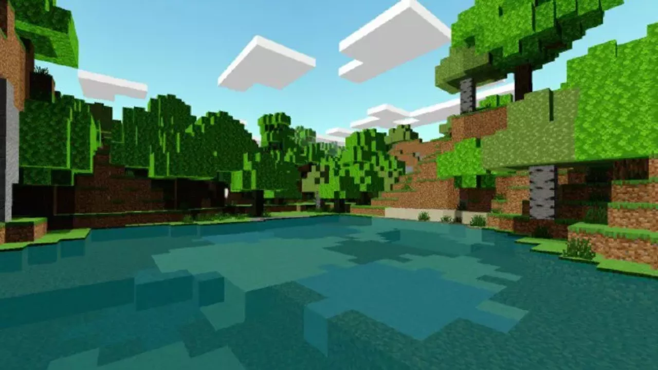Nature from Enhansed Default Shader for Minecraft PE