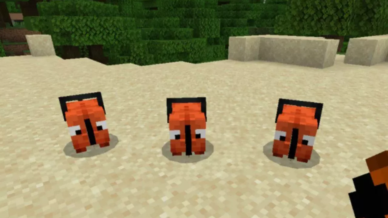 New Character from Chainsaw Man Mod for Minecraft PE