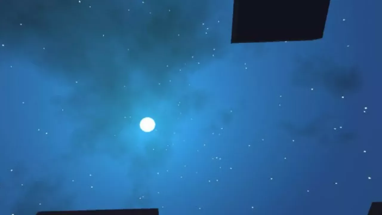 Night Sky from Vibrant Shader for Minecraft PE