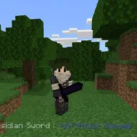 Obsidian Sword Mod for Minecraft PE