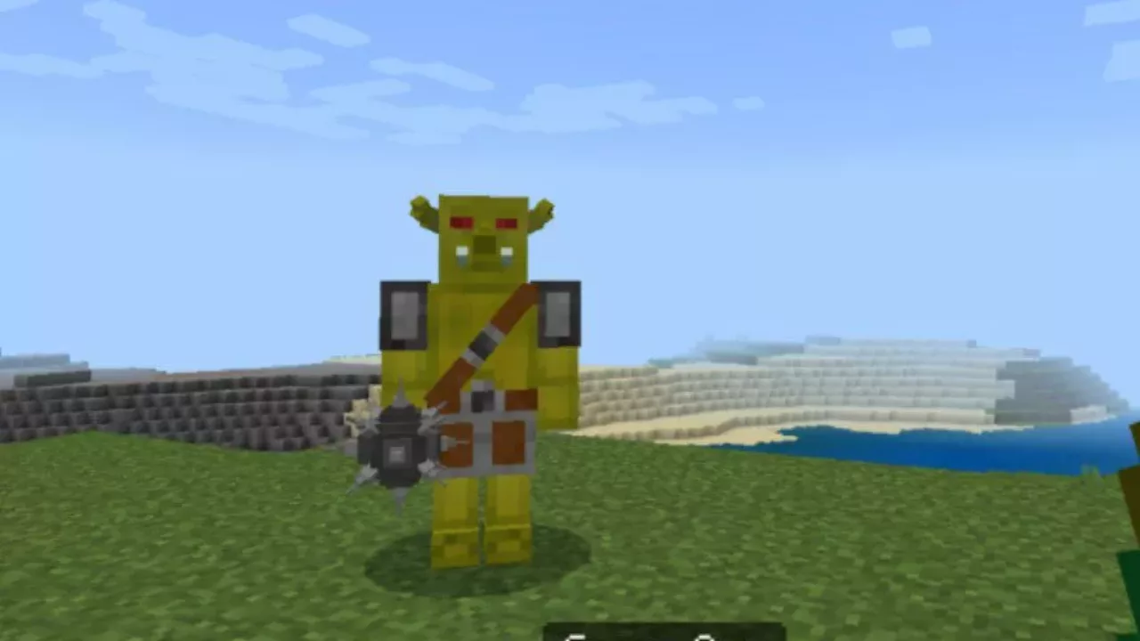 Orc from Cave Mob Mod for Minecraft PE