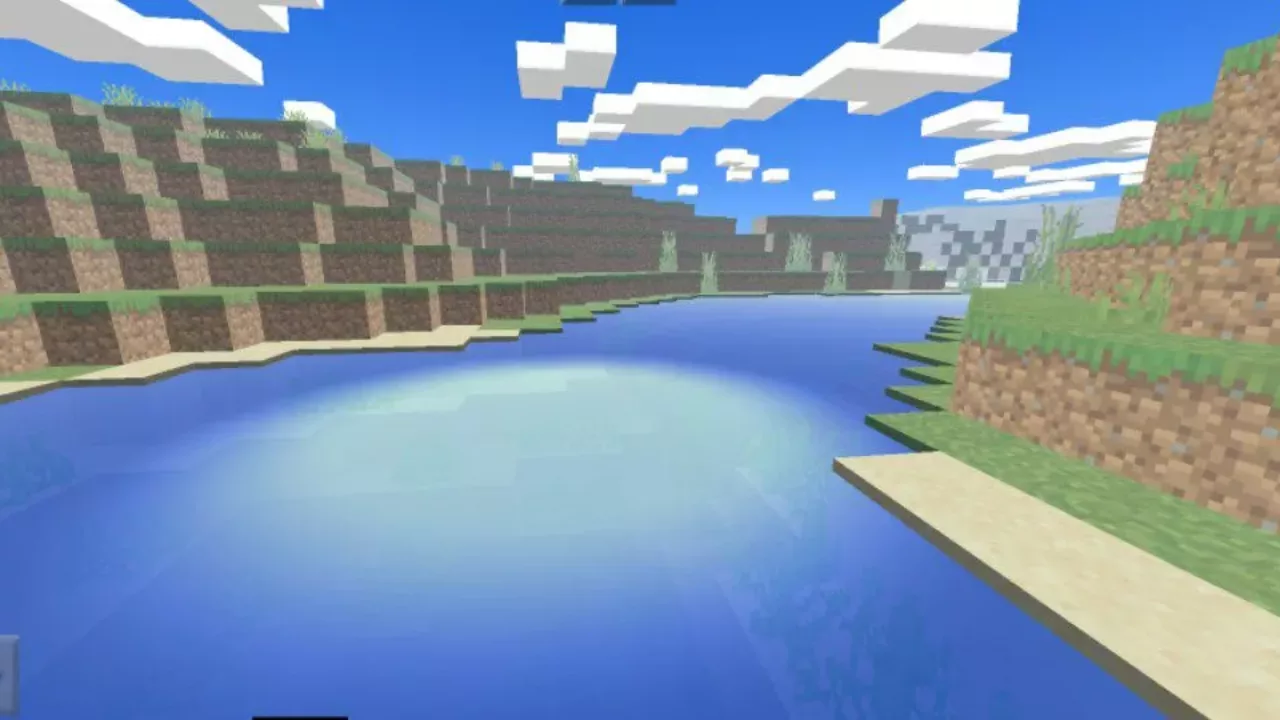 River from Pisces BE Shader for Minecraft PE