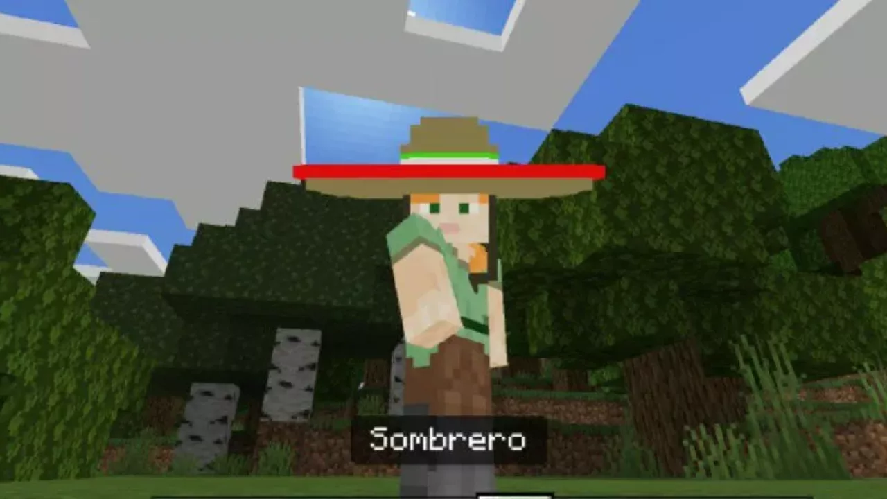 Sombrero from Mob Cap Mod for Minecraft PE