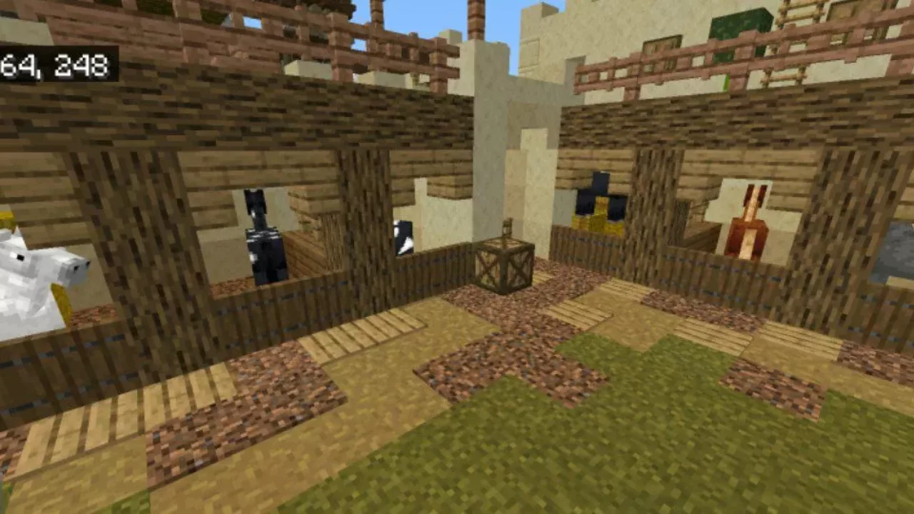 Stable from Desert Village Map for Minecraft PE