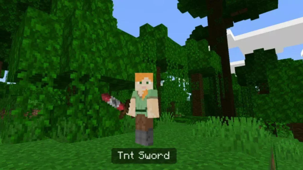 TNT from Purple Sword Mod for Minecraft PE