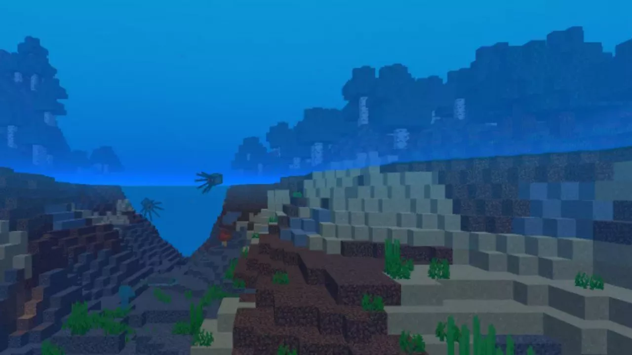 Underwater from NoeNoe Shader for Minecraft PE