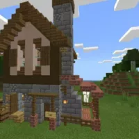 Village House Designs Map for Minecraft PE