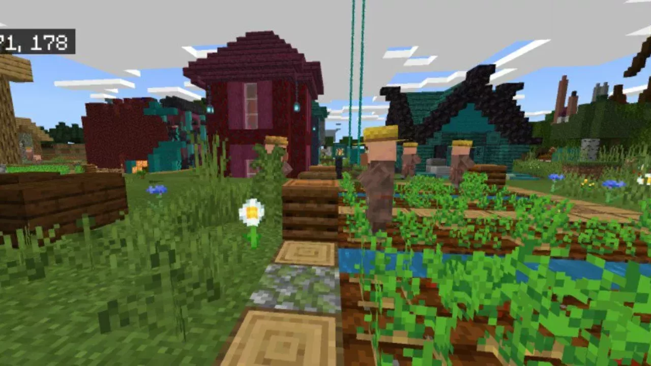 Villagers from Zombie Village Map for Minecraft PE