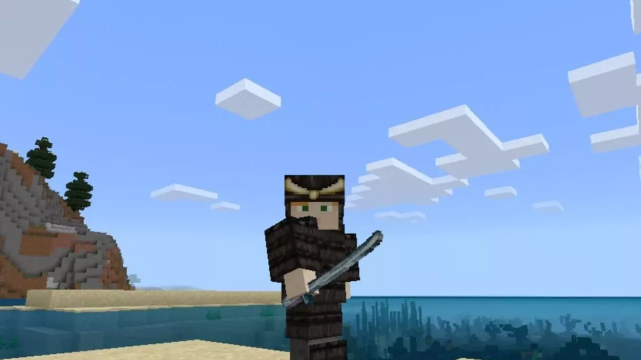 Weapons from Naruto Mod for Minecraft PE
