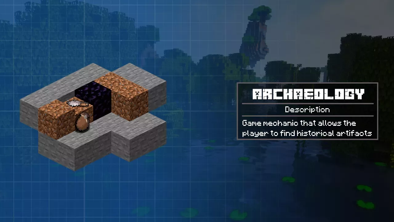 Archaeology from Minecraft PE 1.20