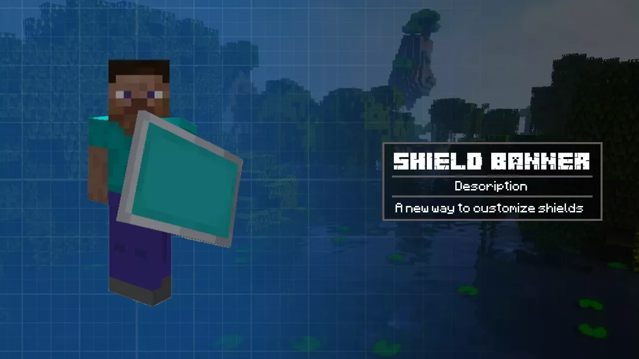 Shield Banner from Minecraft PE 1.20