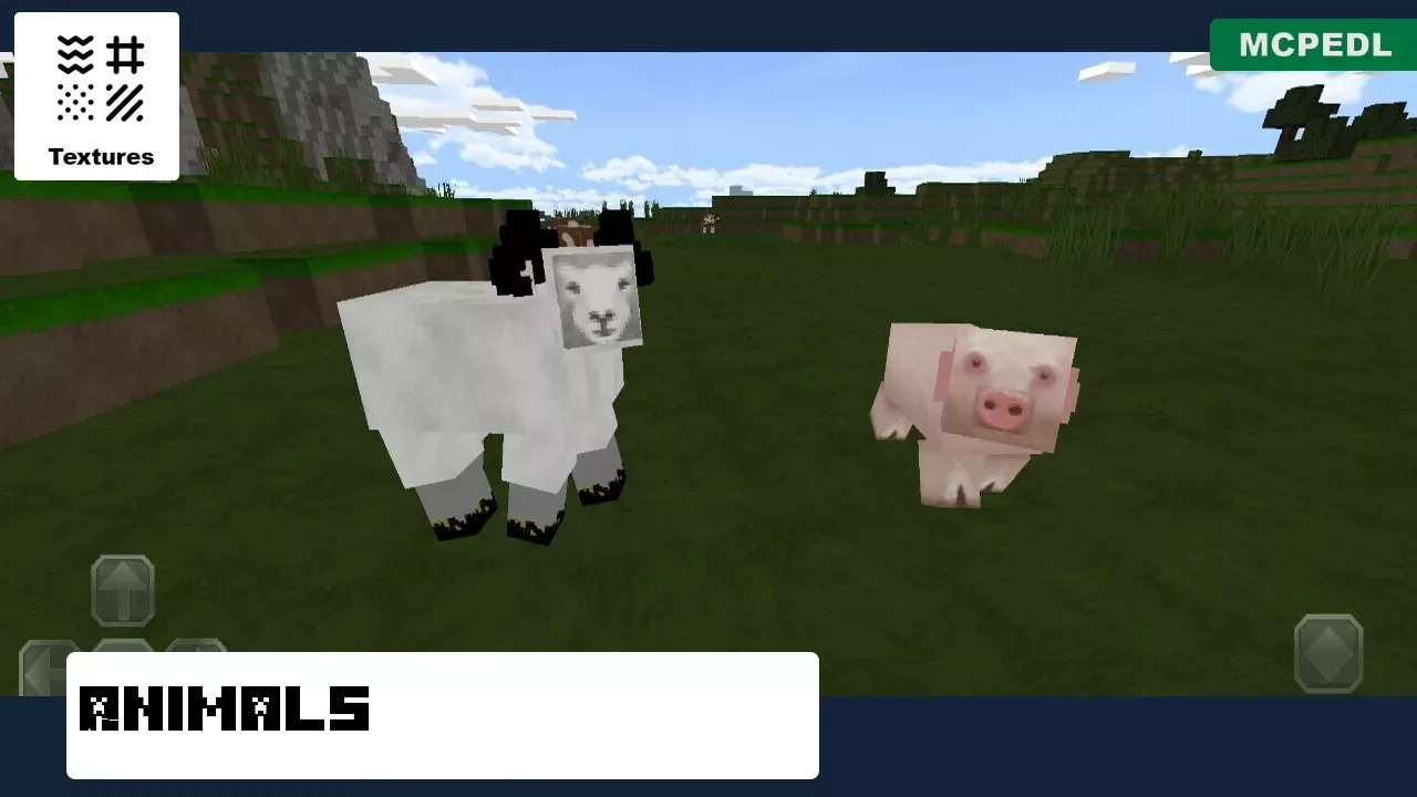 Animals from Pretty Texture Pack for Minecraft PE