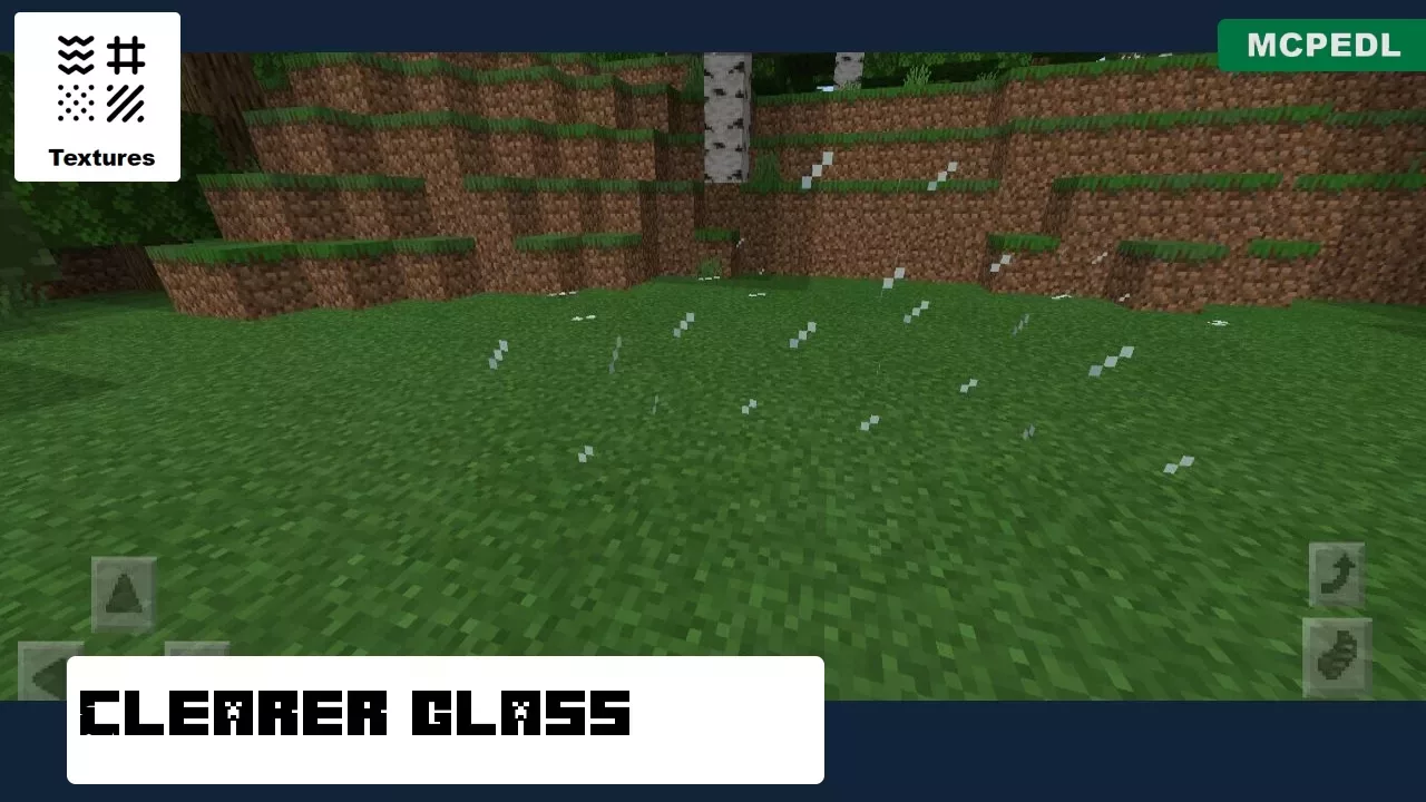 Clearer from Glass Texture Pack for Minecraft PE