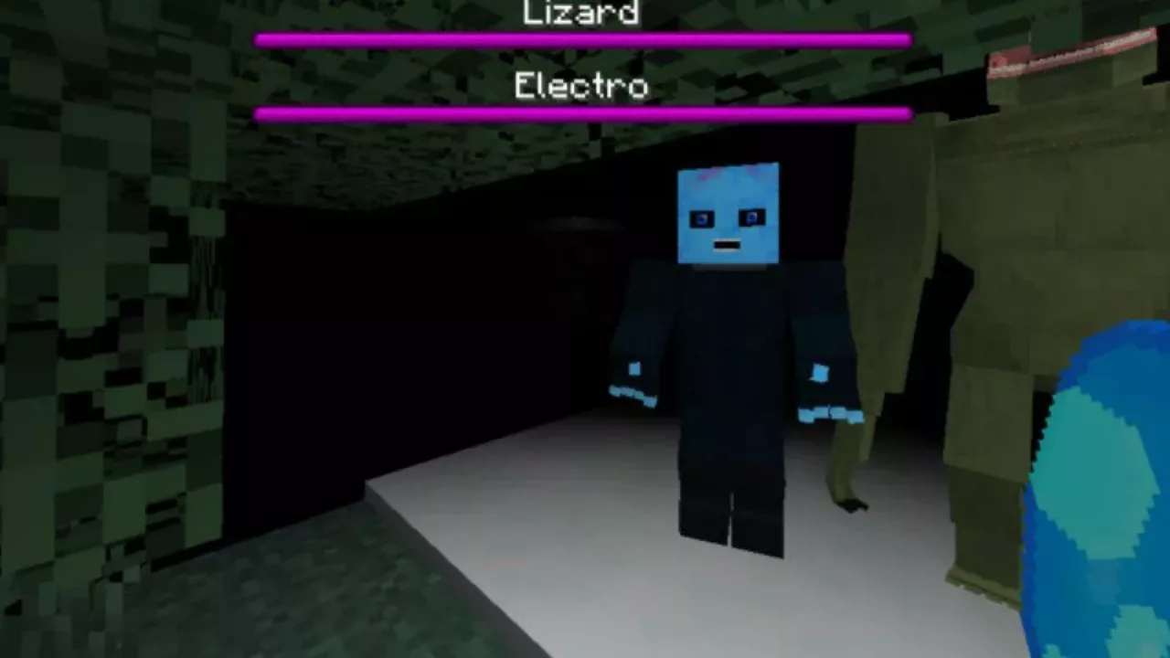 Electro from Spiderman Mod for Minecraft PE