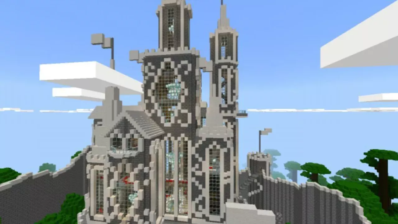 Fantasy from Castle Roof Map for Minecraft PE