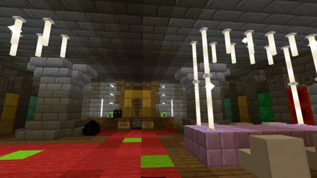 Interior from Big Castle Map for Minecraft PE
