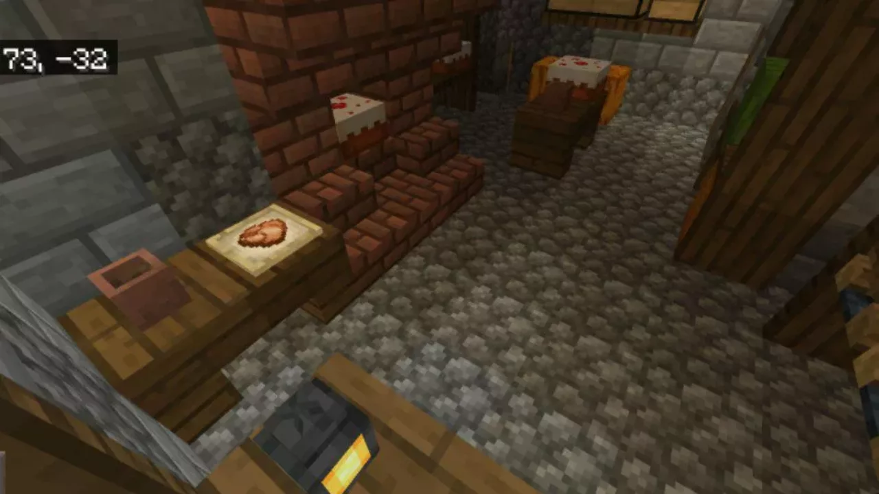 Kitchen from Castle Door Map for Minecraft PE