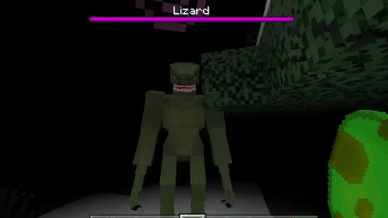 Lizard from Spiderman Mod for Minecraft PE