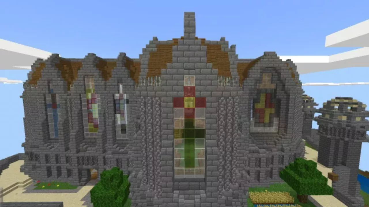 Medieval from Castle Interior Map for Minecraft PE