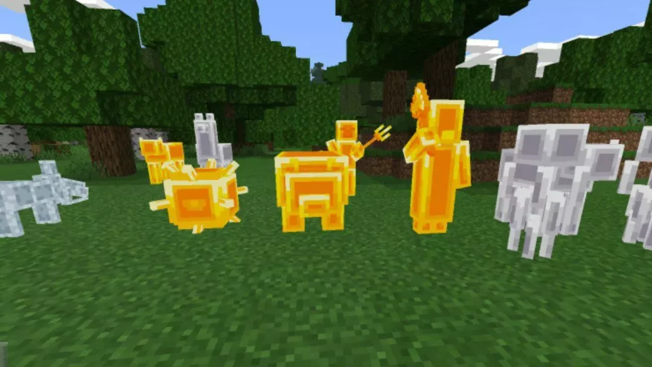 More Items from Statue Mob Mod for Minecraft PE